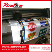 Advertising grade reflective film for digital printing